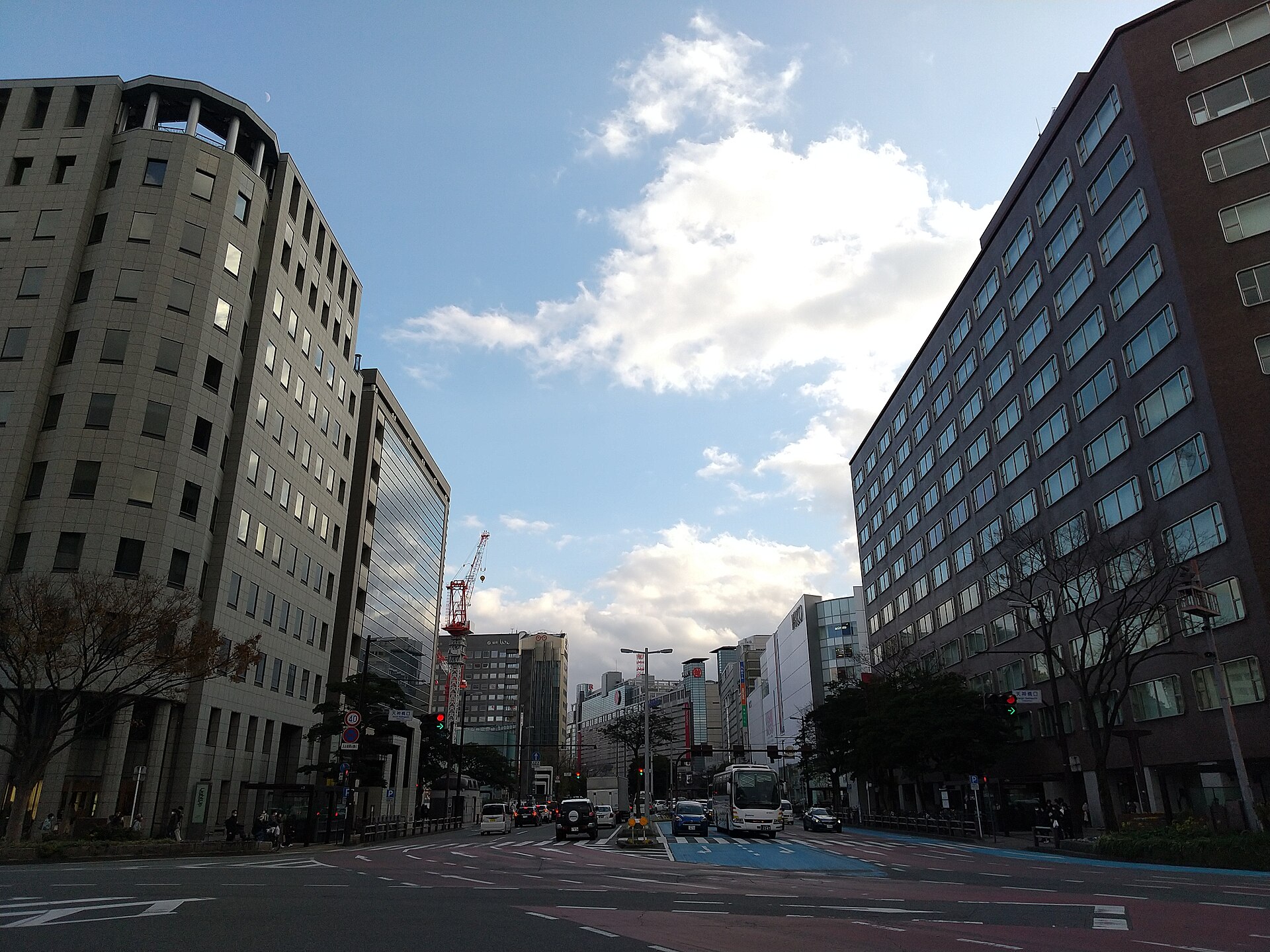JOPT福岡会場に近い天神の市街地