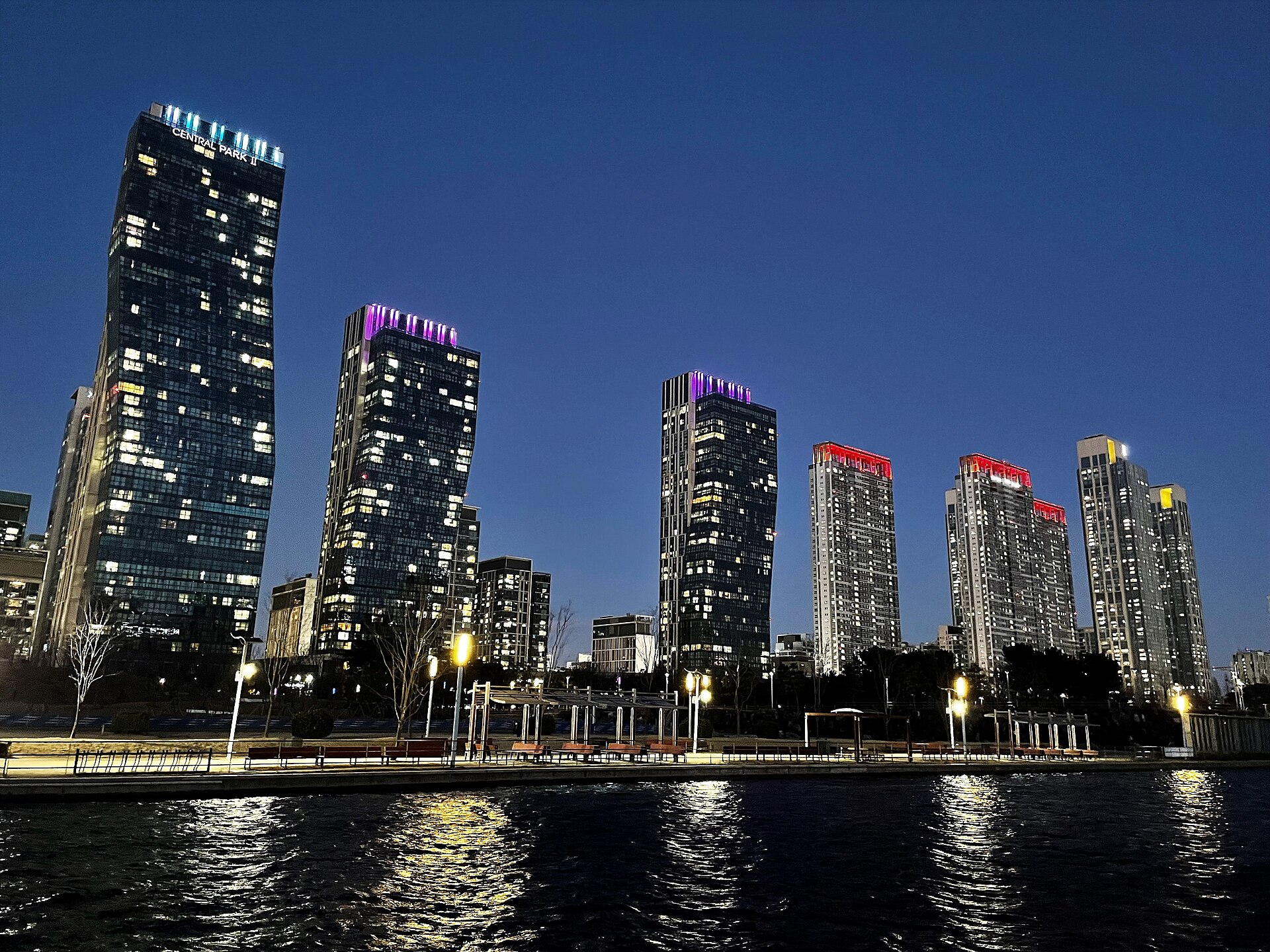 仁川・松島（Songdo）の高層スカイライン