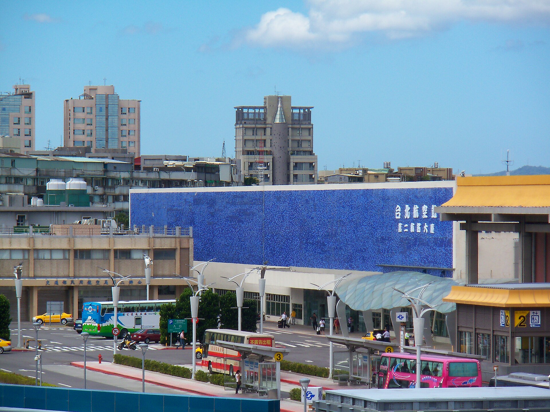 会場至近の台北松山空港