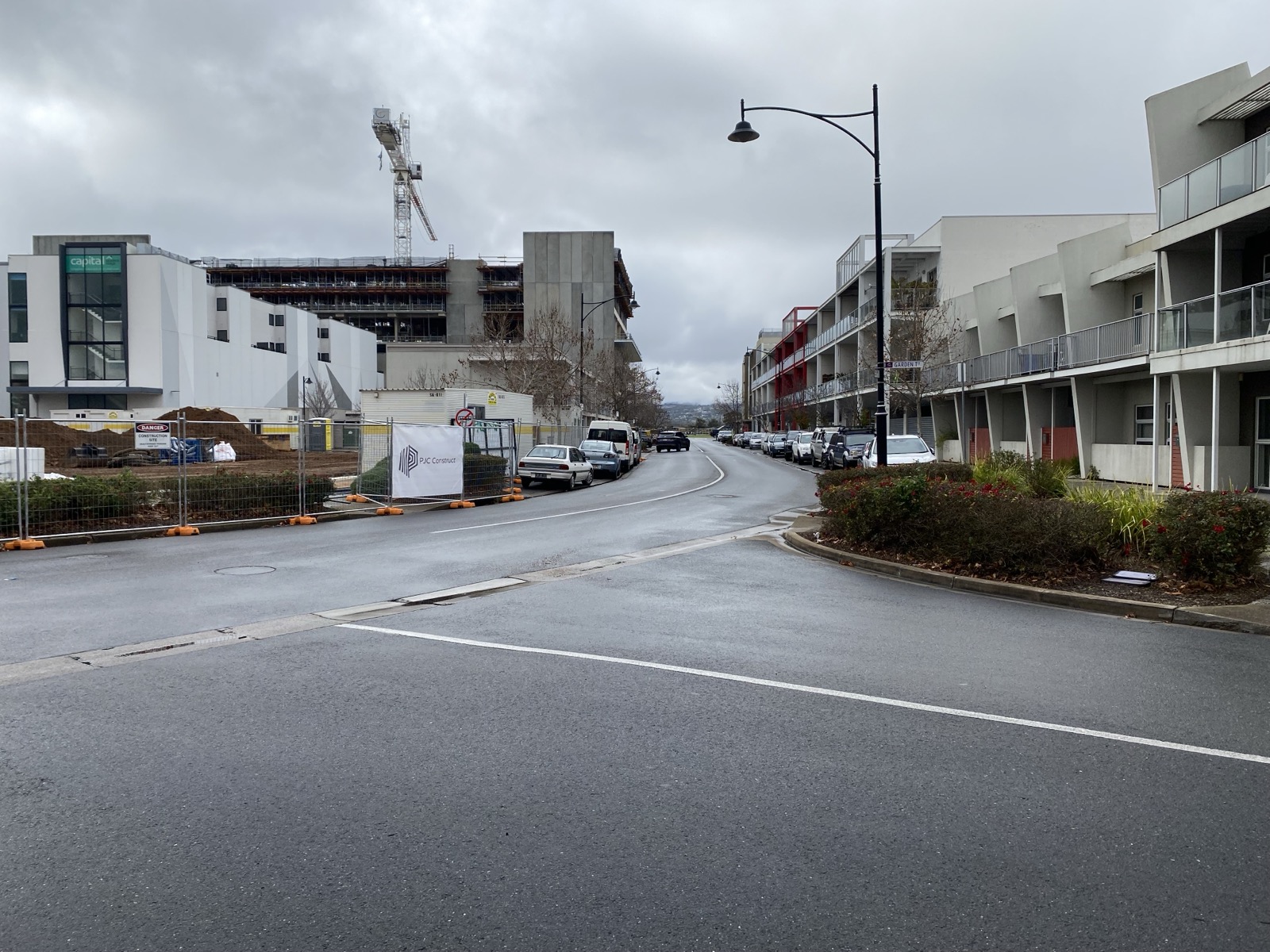 Mawson Lakes の Metro Parade の風景