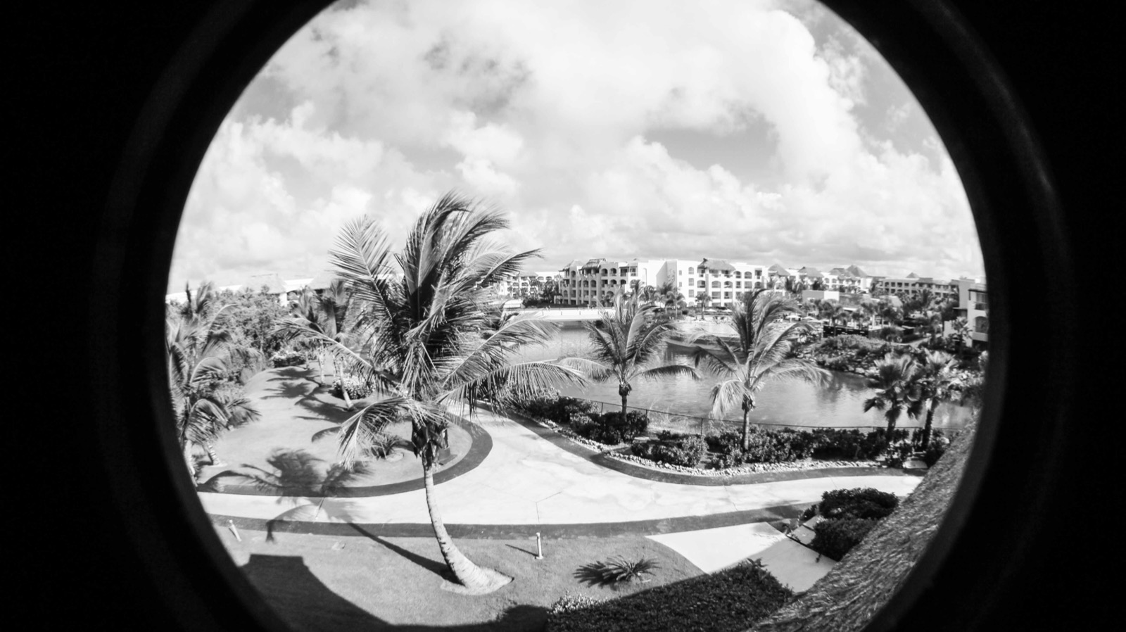 2013年のHard Rock Hotel Punta Canaの庭園